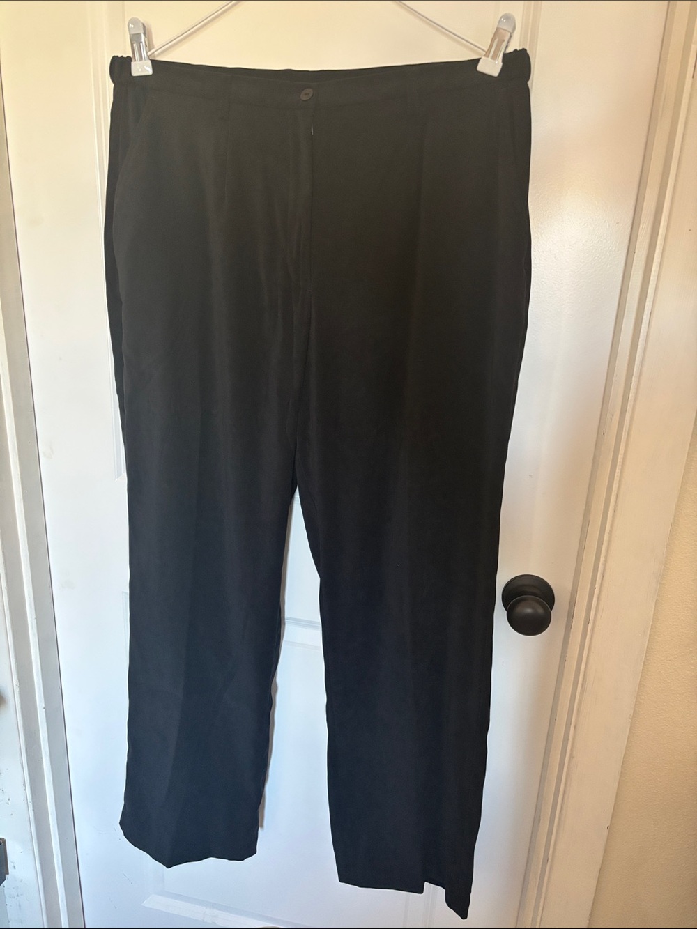 coldwater Creek Black Women's Straight-Leg Trousers